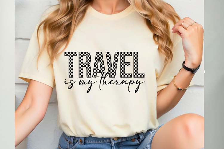 Travel Is My Therapy Svg Cut Files Creative Art