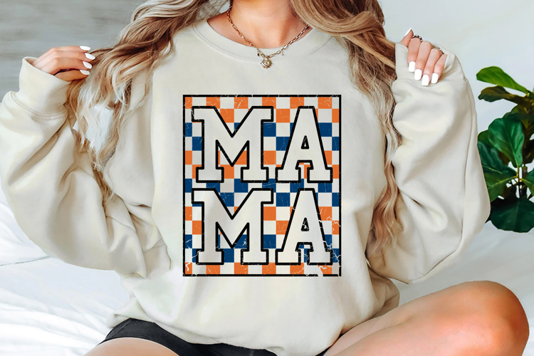 Halloween Mama PNG SVG, Retro Mama PNG