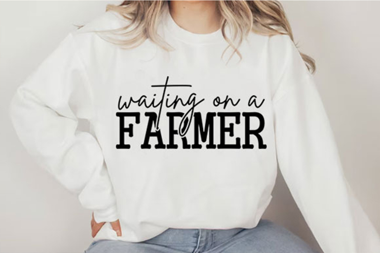 Waiting On A Farmer Svg Design