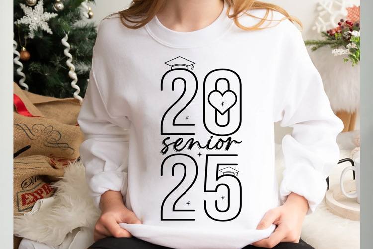 Senior 2025 Svg Cut Files Creative Art