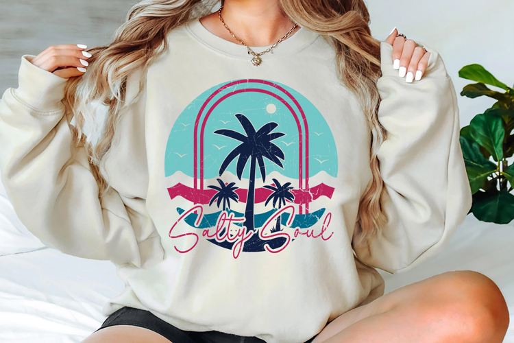 Salty Soul SVG, Beach PNG