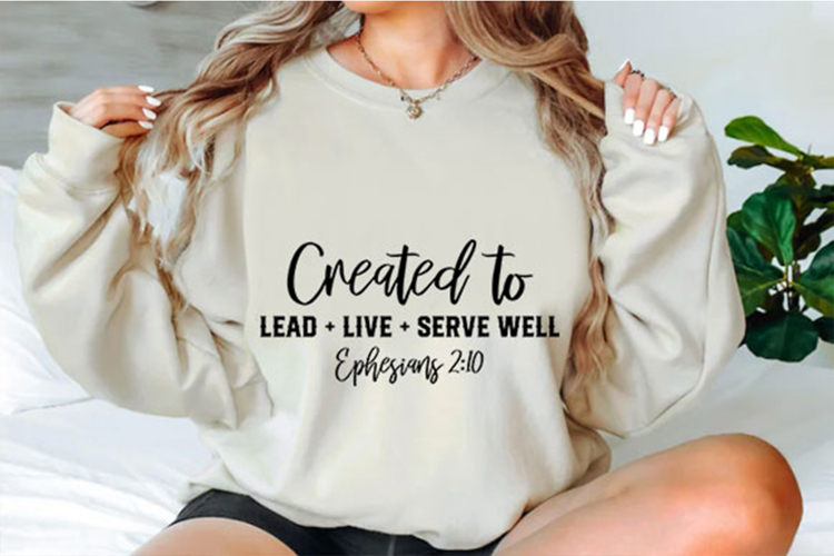 Created to Ephesians Svg Design