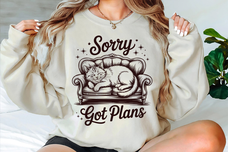 Sorry Got Plans Svg Designs example image 1