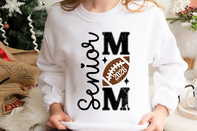 Senior Football Mom 2026 SVG