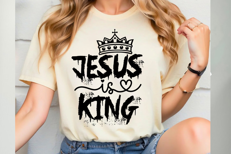 Jesus is King, Faith Svg, Christian Svg