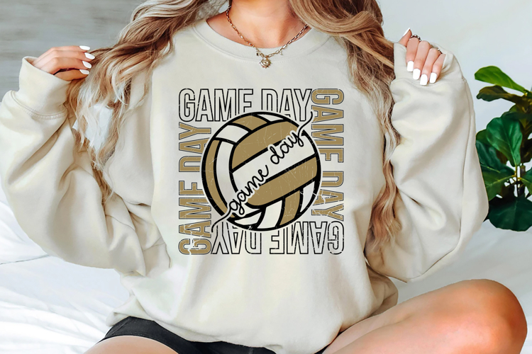 Game Day SVG PNG, Volleyball Svg