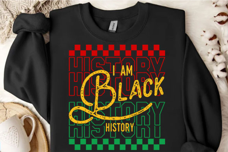 I am black history Svg Design
