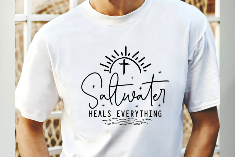 Saltwater Heals Everything SVG PNG