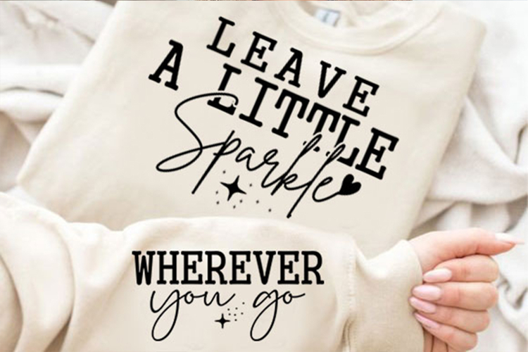 Leave a Little Sparkle Svg Design