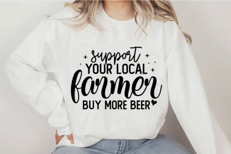 Support Your Local Farmer Svg Design