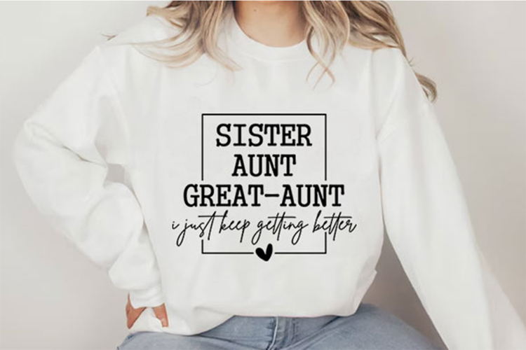 Sister Aunt Great Aunt Svg Design