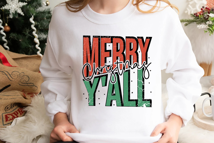 Merry Christmas Yall Svg Cut Files Creative Art