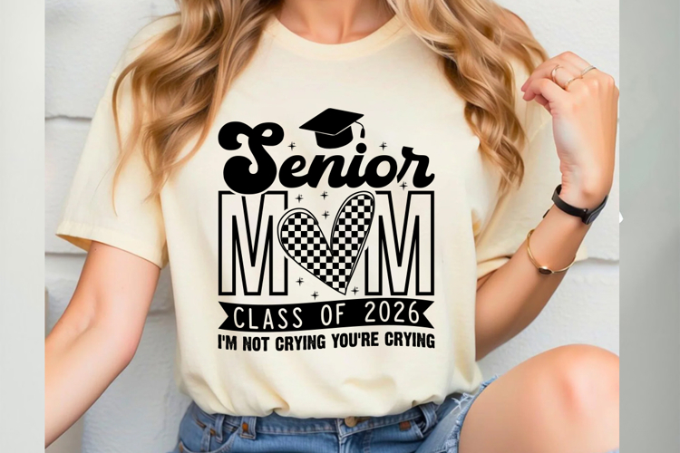 Senior Mom 2026 Svg, Class of 2026 PNG