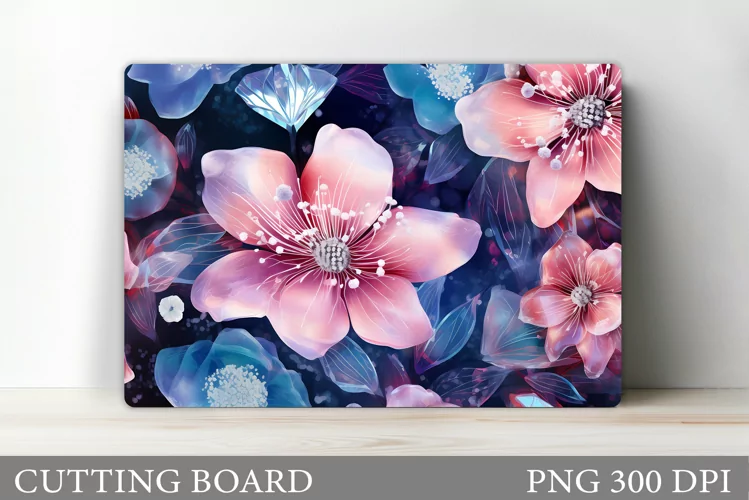 Flowers Cutting Board. Flowers Kitchen Cutting Board Design