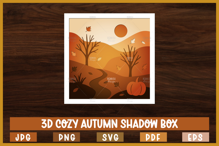 3d Shadow Box Svg Image 6