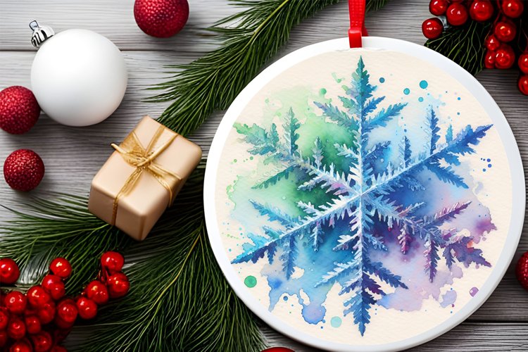 Snow Flake Clipart Image 22