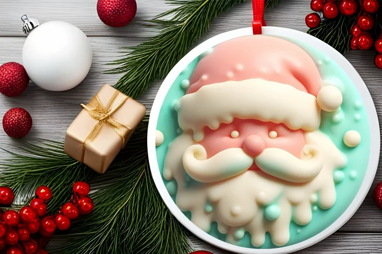 3D Marzipan Santa with Depth