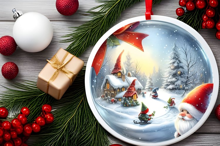 Christmas Ornament Clipart Image 14