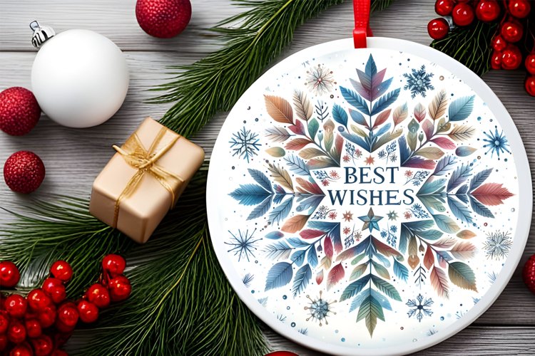 Snow Flake Clipart Image 24