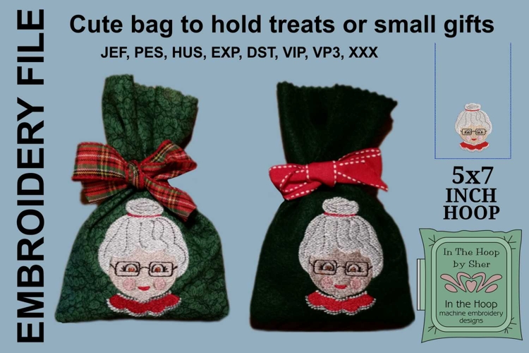 ITH Mrs Santa Treat Bag or Small Gift Bag