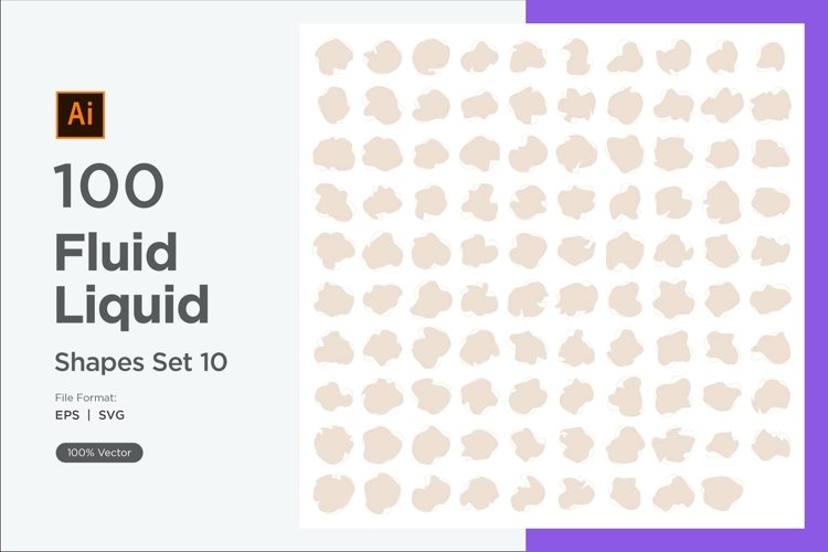 Fluid Liquid Shape V4 100 SET 10
