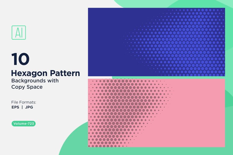 Dynamic Hexagon Pattern Background for Creative (4634121)