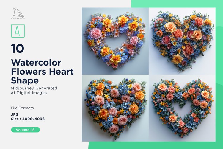 Flowers Heart Shape Loves Illumination A Valentines