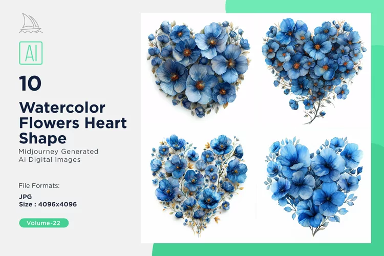 Flowers Heart Shape Celebrating Love