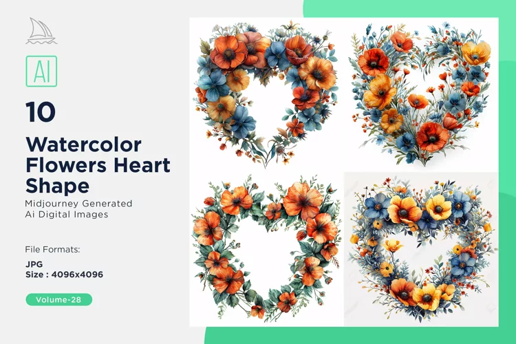 Flowers Heart Shape Love Blossoms A Valentine's Bouquet