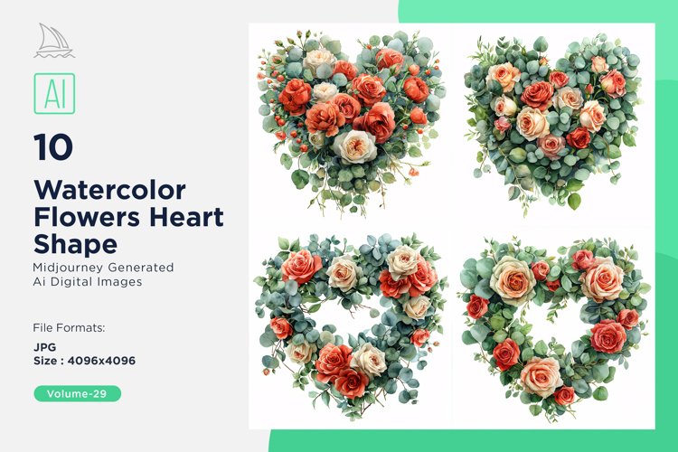 Heart Shape Clipart Image 6