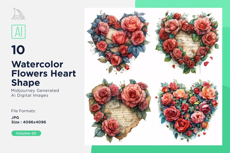 Heart Shape Clipart Image 24