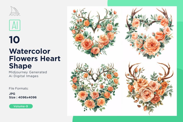 Heart Shape Clipart Image 2