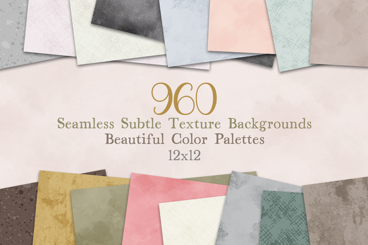 Subtle texture seamless papers big bundle