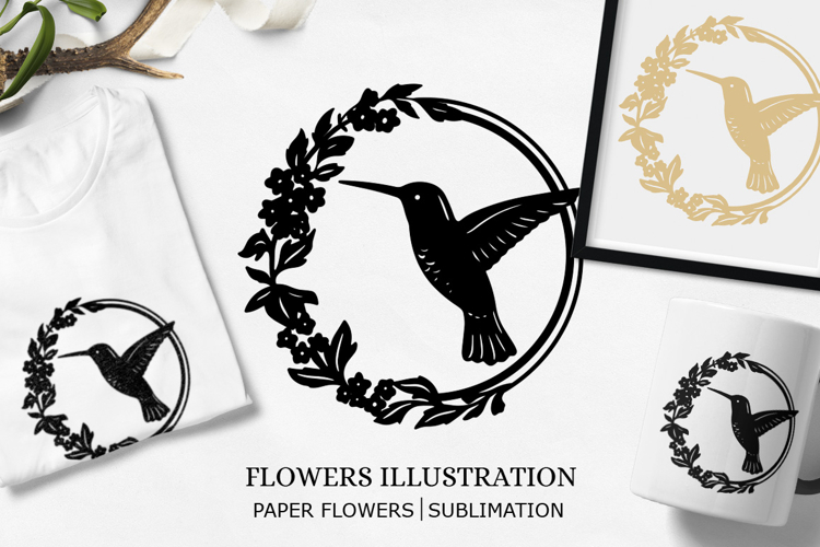 Hummingbird SVG / Hummingbird SVG paper cut / cricut