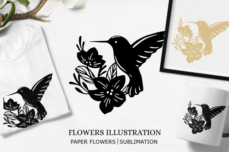 Hummingbird SVG / Hummingbird SVG paper cut / cricut