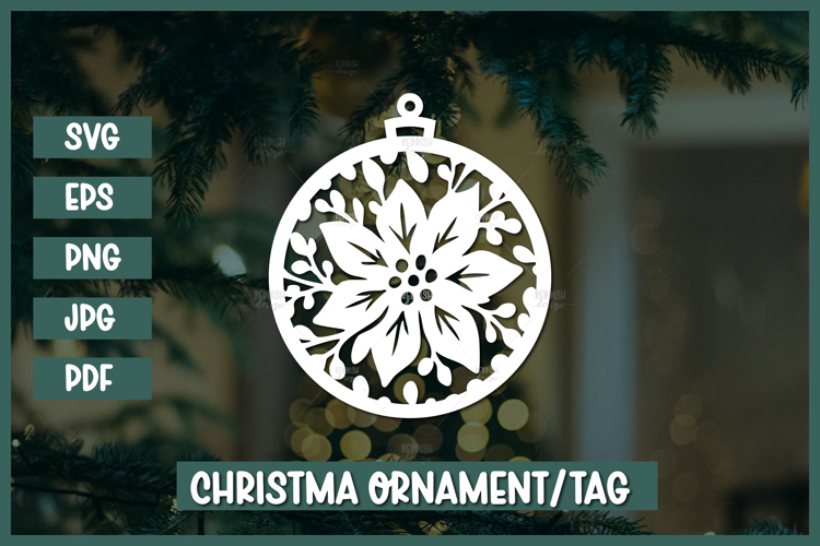 Christmas Ornament SVG,Christmas Paper cut SVG