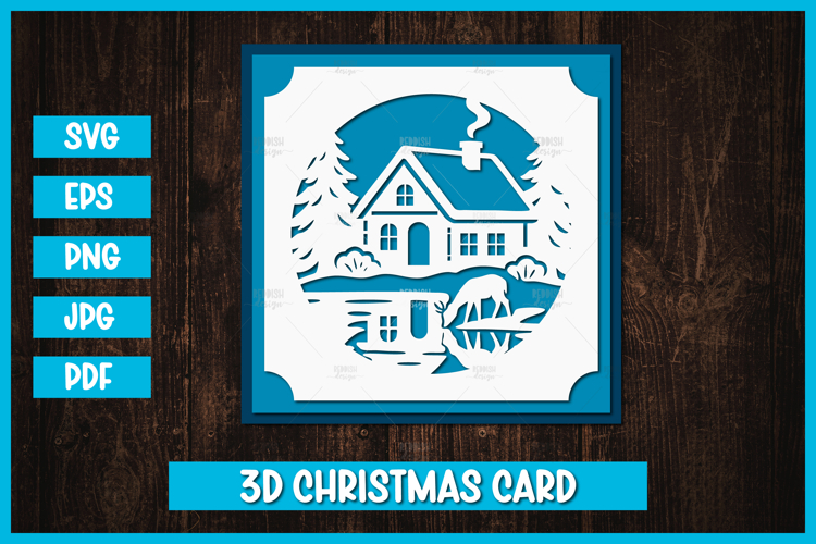 Deer Shadow Box Svg Image 24