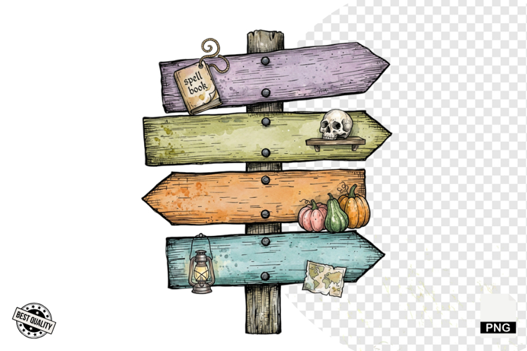 Halloween Autumn Signspots PNG
