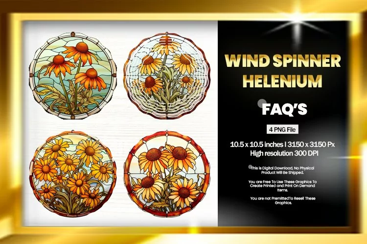 Helenium Wind Spinner Sublimation - 04 Variations