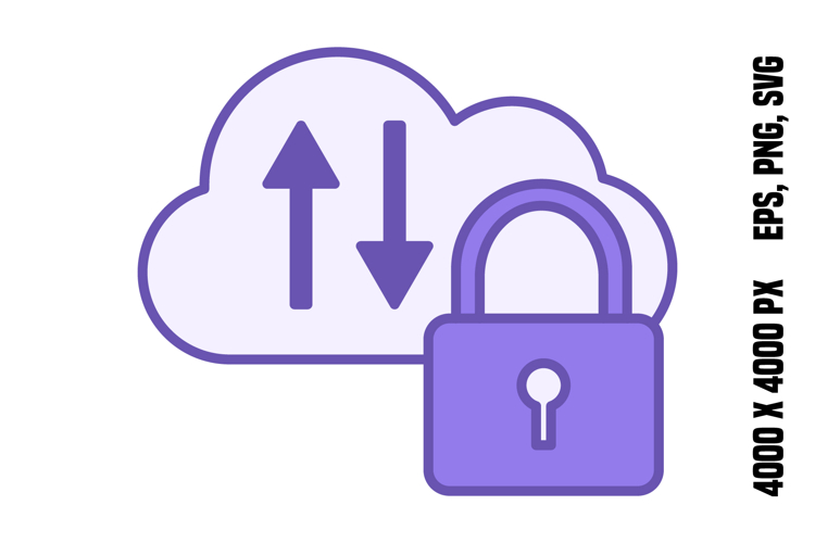 Colored Cloud Icon