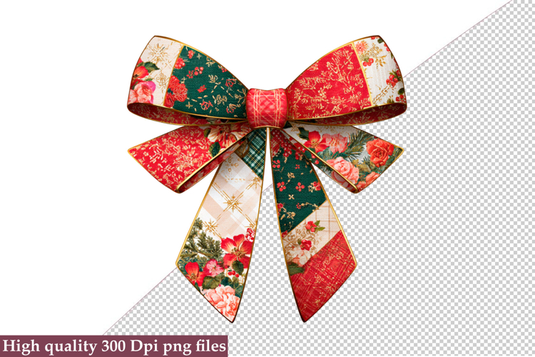 Christmas Bow Clipart Image 15