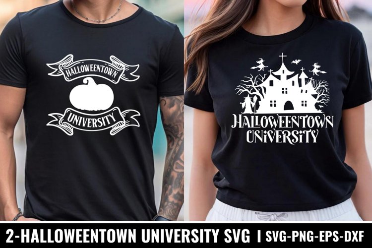 Halloween University SVG, Retro Halloween SVG