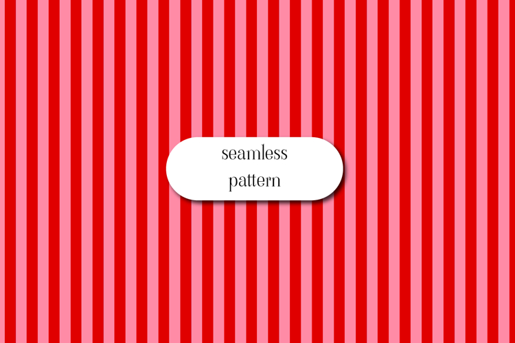 Red and Pink Vertical Stripes Seamless Pattern