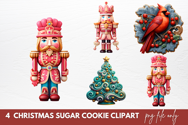 Christmas Sugar Cookie Clipart Sublimation