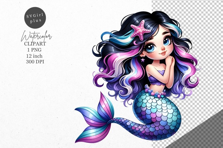 Mermaid Clipart Image 17