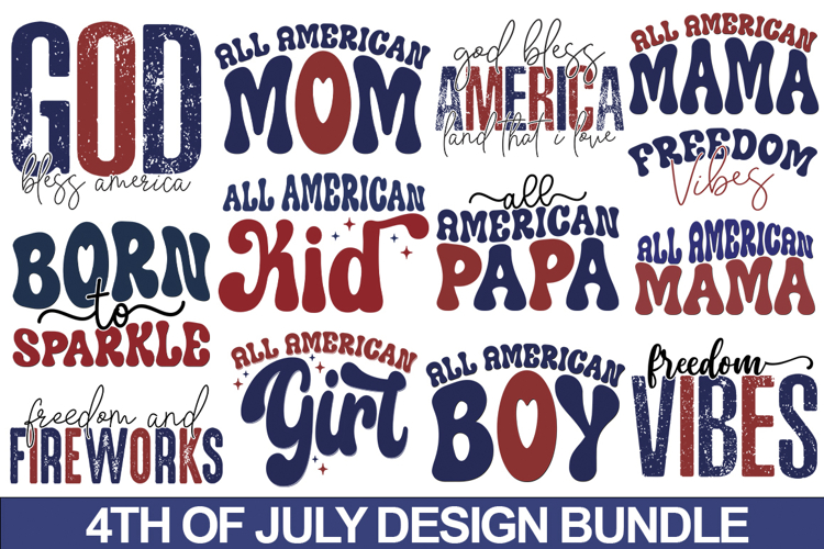 4th Of July Design Bundle - 4th Of July Design