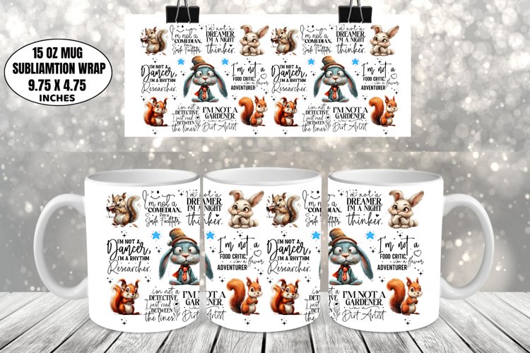 Funny Mug Wrap Sublimation, Funny Mug Wrap
