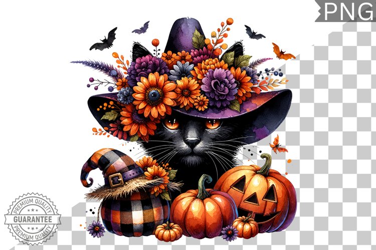 Halloween Cat Clipart Image 11