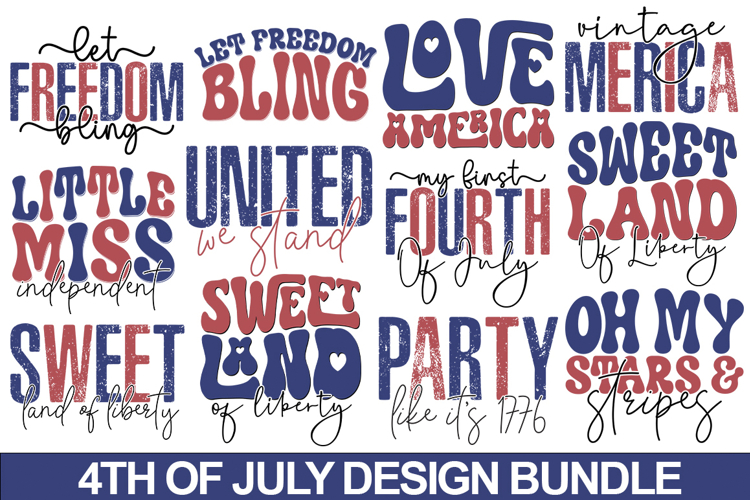 4th Of July Design Bundle - 4th Of July Design