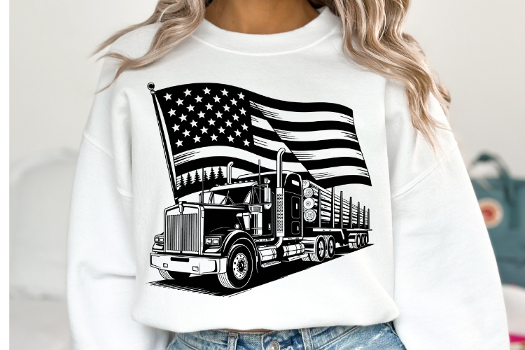 Truck Silhouette Image 15